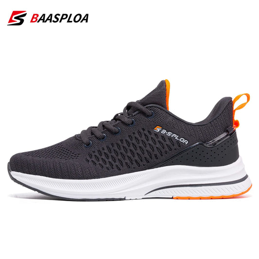 Baasploa Lightweight Mesh Running Shoes for Men – Designer Casual Sneakers