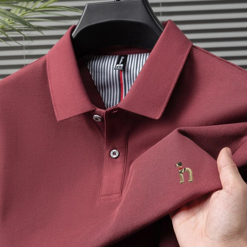 Pure Cotton Embroidered Men’s Polo Shirt