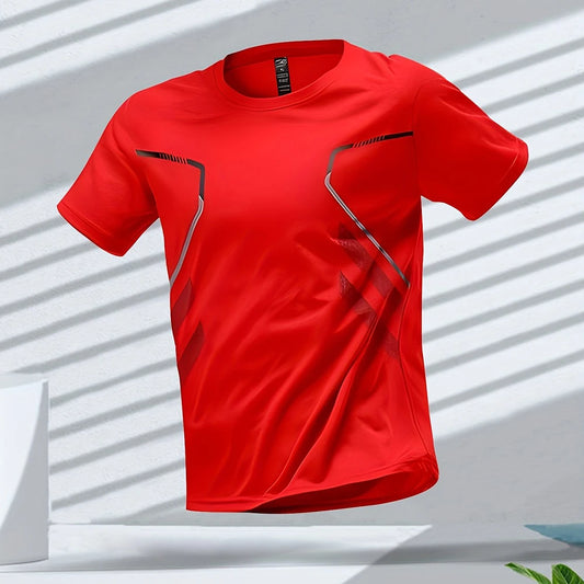 Breathable Short Sleeve Running T-Shirt for Men