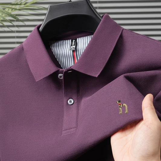Pure Cotton Embroidered Men’s Polo Shirt