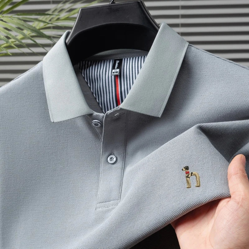 Pure Cotton Embroidered Men’s Polo Shirt