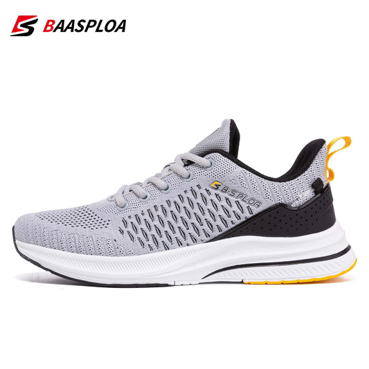Baasploa Lightweight Mesh Running Shoes for Men – Designer Casual Sneakers