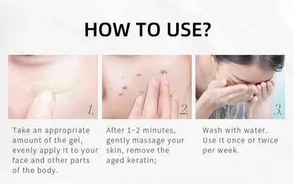 LAIKOU Matcha Peeling Gel Exfoliating Face Scrub