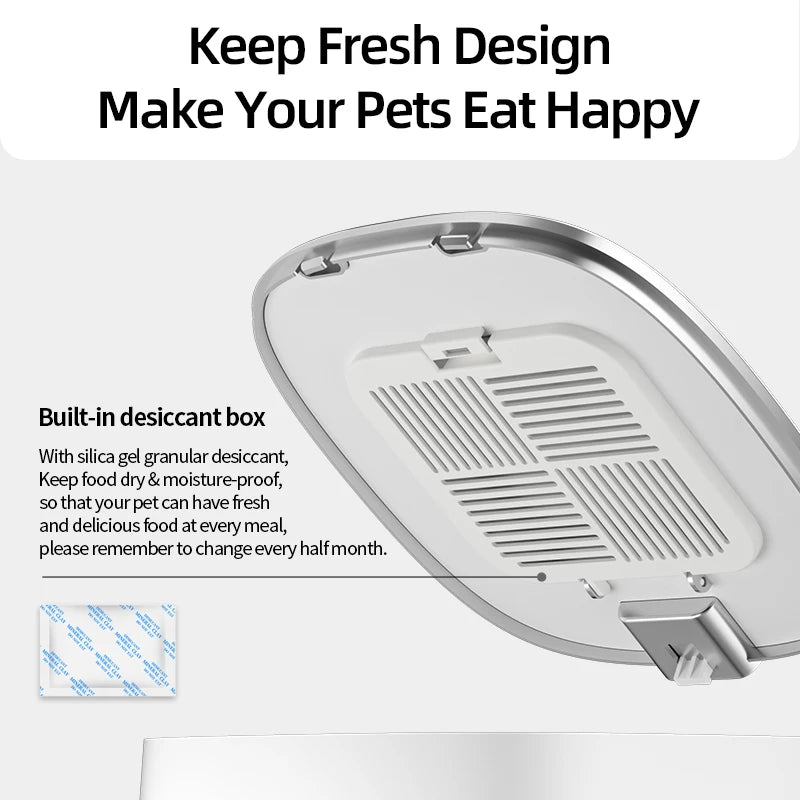 "WiFi Smart Automatic Cat Feeder with Timer