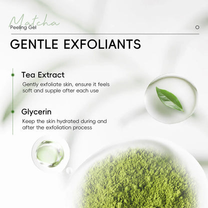 LAIKOU Matcha Peeling Gel Exfoliating Face Scrub