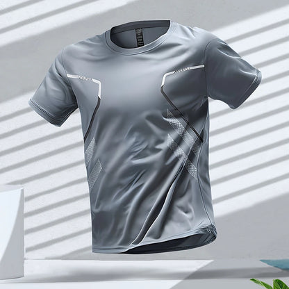 Breathable Short Sleeve Running T-Shirt for Men