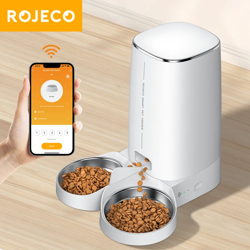 "WiFi Smart Automatic Cat Feeder with Timer