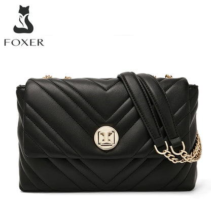 FOXER Luxury Women’s Leather Shoulder & Crossbody Bags