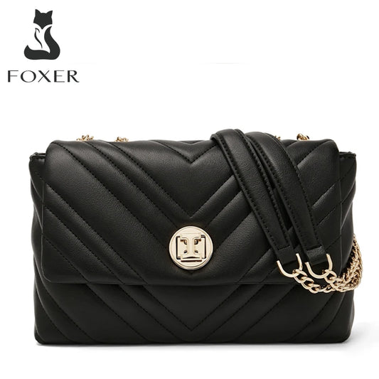 FOXER Luxury Women’s Leather Shoulder & Crossbody Bags