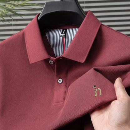 Pure Cotton Embroidered Men’s Polo Shirt