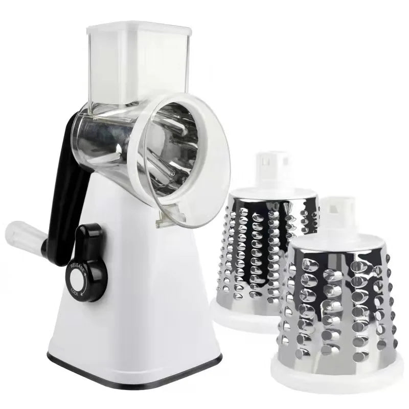 Vegetable Slicer and Cheese Grinder with Handle