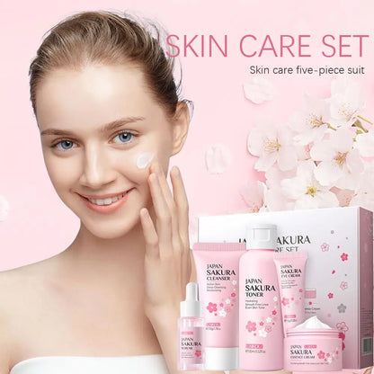 5/3PCS Sakura Facial Care Set Gift Box