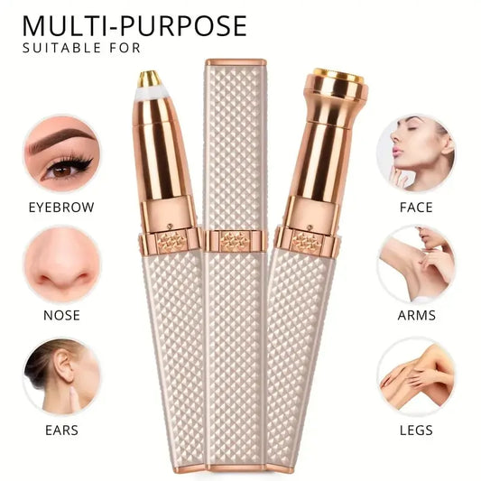 Rechargeable LED Eyebrow Trimmer and Hair Remover
