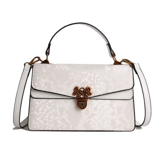 Luxury Vintage Solid Color Tote Bag for Women