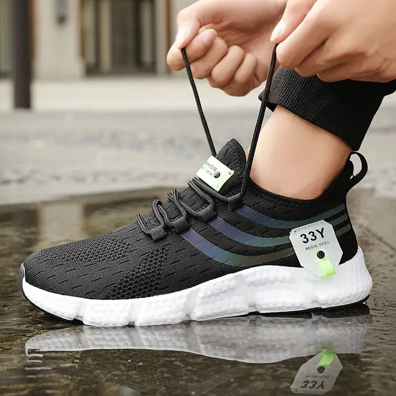 Men’s Breathable Lightweight Running & Walking Sneakers