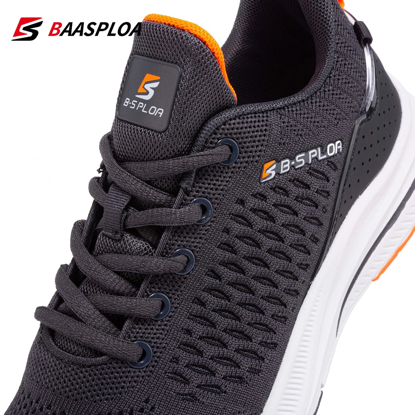 Baasploa Lightweight Mesh Running Shoes for Men – Designer Casual Sneakers