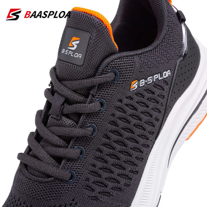 Baasploa Lightweight Mesh Running Shoes for Men – Designer Casual Sneakers