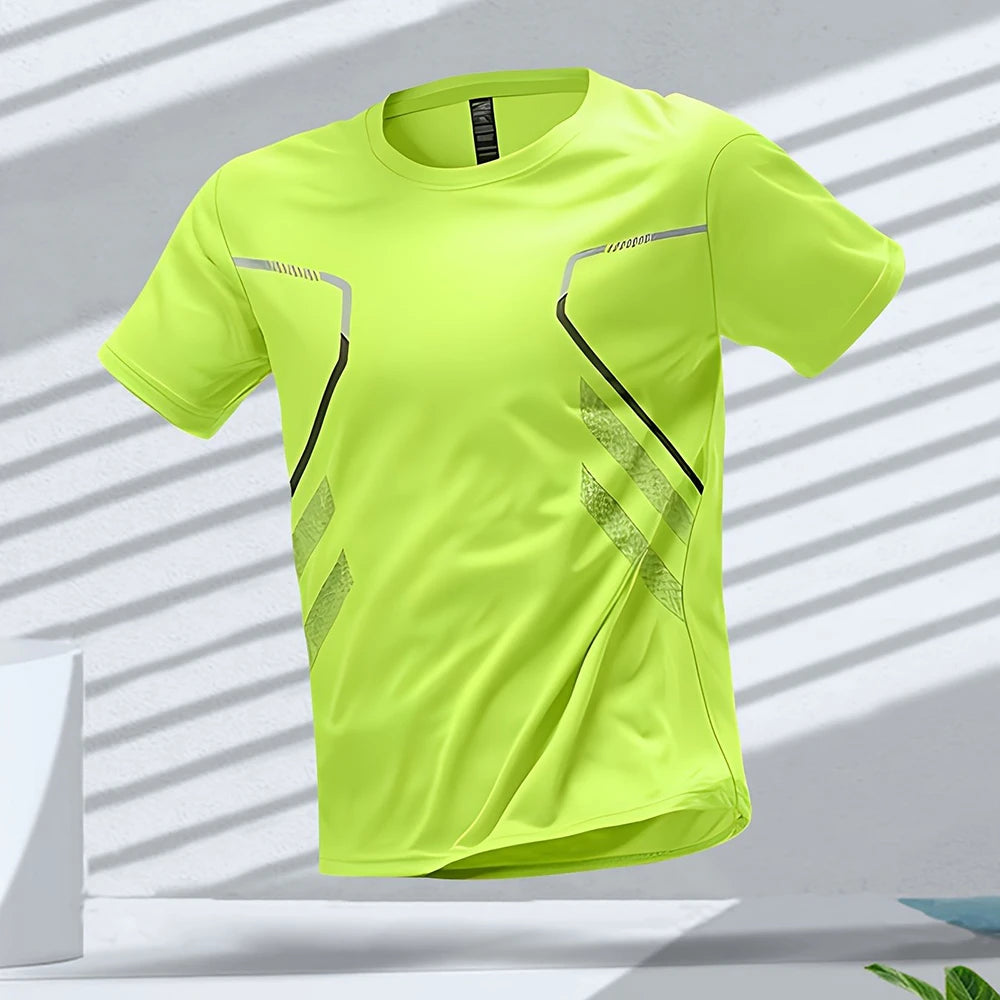 Breathable Short Sleeve Running T-Shirt for Men