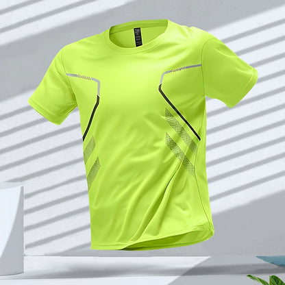 Breathable Short Sleeve Running T-Shirt for Men