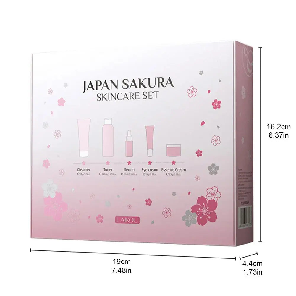 5/3PCS Sakura Facial Care Set Gift Box