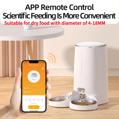 "WiFi Smart Automatic Cat Feeder with Timer