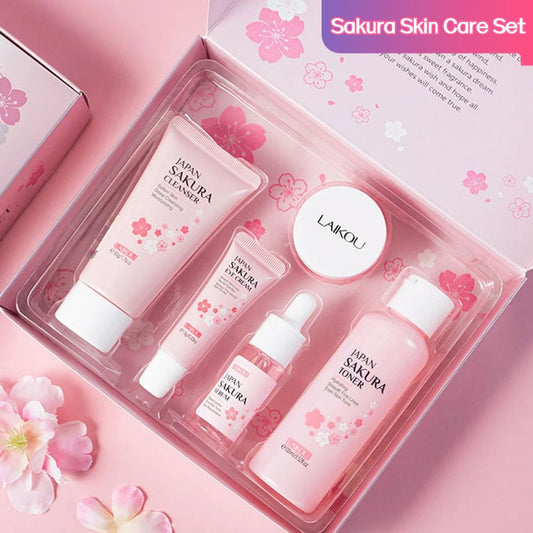 5/3PCS Sakura Facial Care Set Gift Box