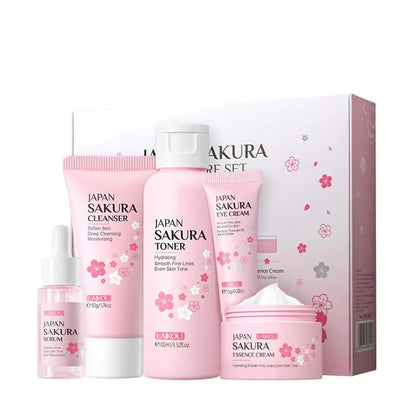 5/3PCS Sakura Facial Care Set Gift Box