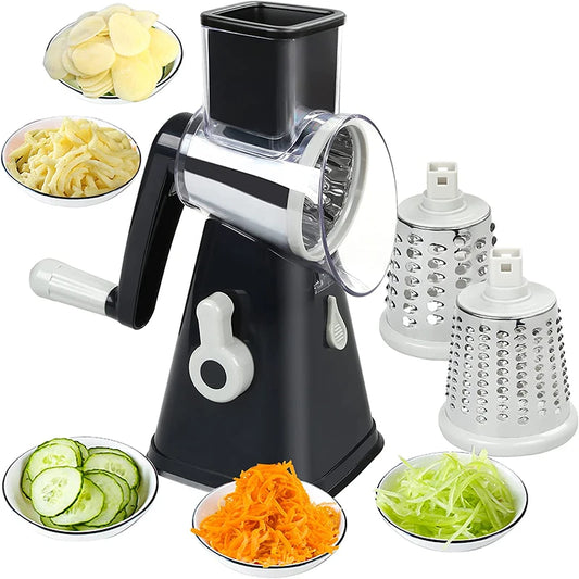 Vegetable Slicer and Cheese Grinder with Handle