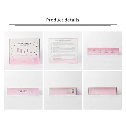 5/3PCS Sakura Facial Care Set Gift Box