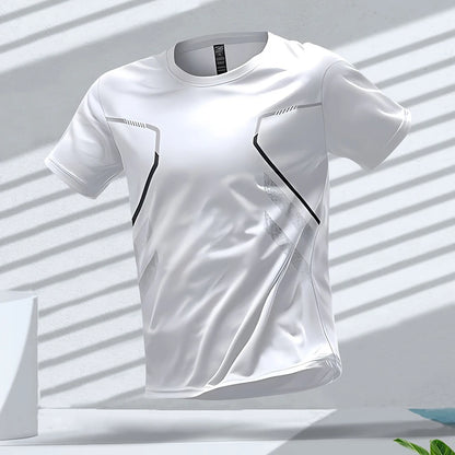 Breathable Short Sleeve Running T-Shirt for Men