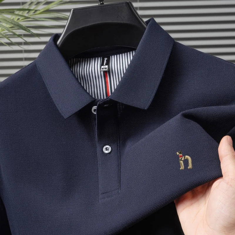 Pure Cotton Embroidered Men’s Polo Shirt
