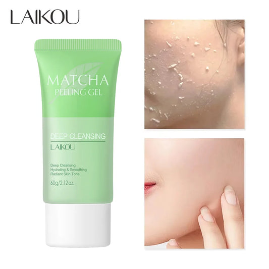 LAIKOU Matcha Peeling Gel Exfoliating Face Scrub