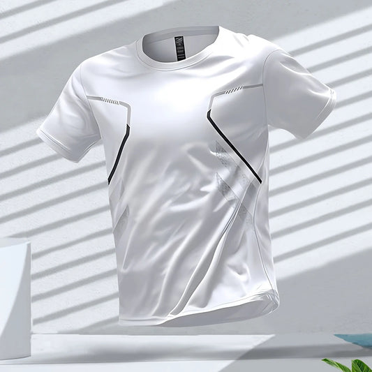 Breathable Short Sleeve Running T-Shirt for Men