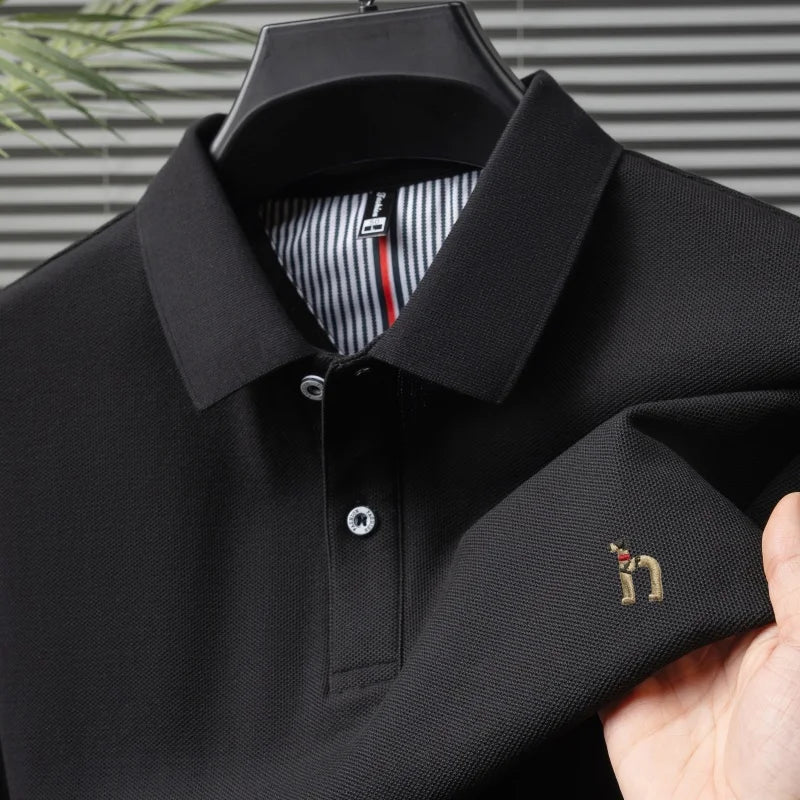 Pure Cotton Embroidered Men’s Polo Shirt
